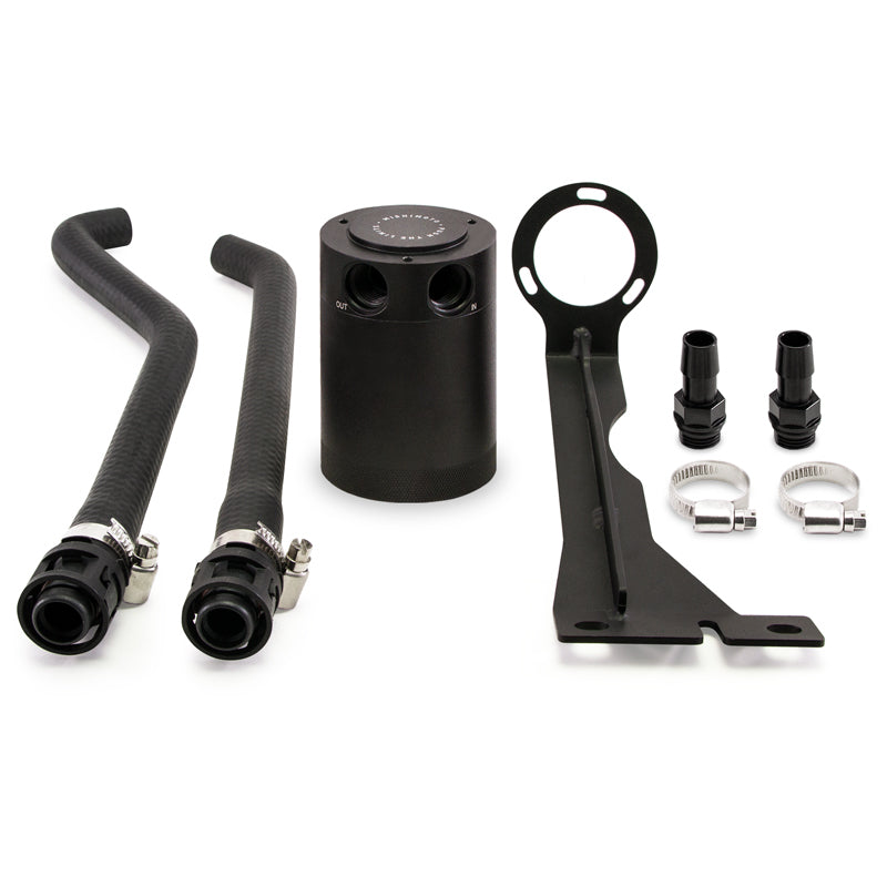 Mishimoto 2014+ Ford Fiesta ST Baffled Oil Catch Can Kit - Black - eliteracefab.com