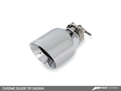 AWE Tuning VW MK7 Golf SportWagen Touring Edition Exhaust w/Chrome Silver Tips (90mm) - eliteracefab.com