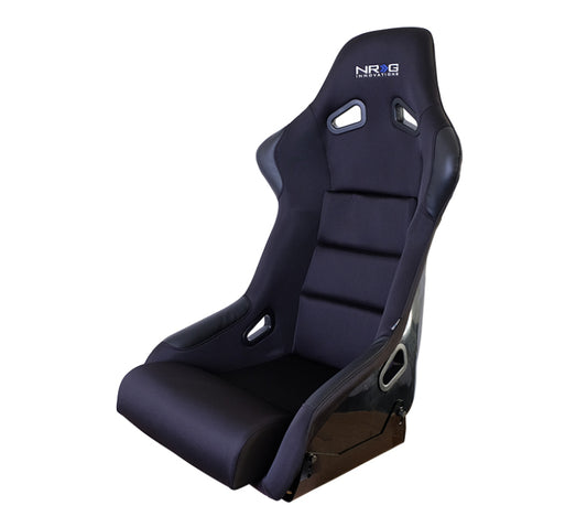 NRG Innovations Race Style Fiberglass Bucket Seat - Large - Black – FRP-301