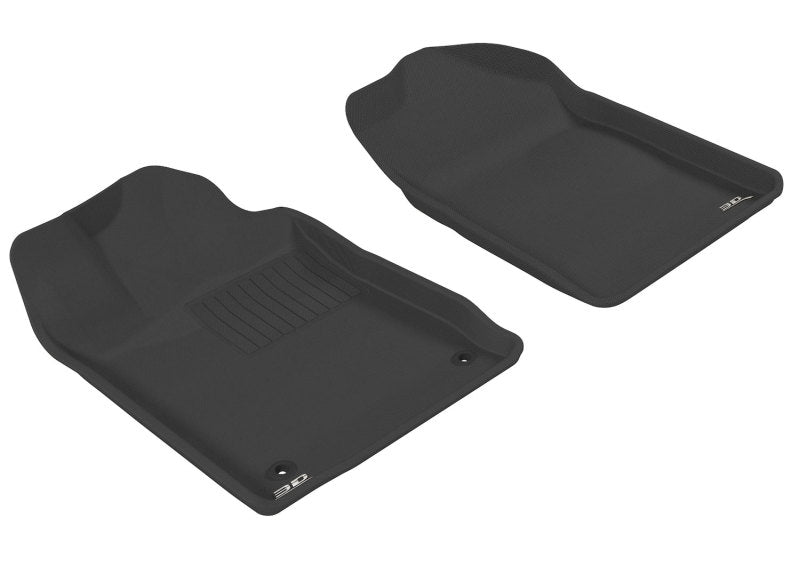 3D MAXpider 2005-2012 Toyota Avalon Kagu 1st Row Floormat - Black 3D MAXpider