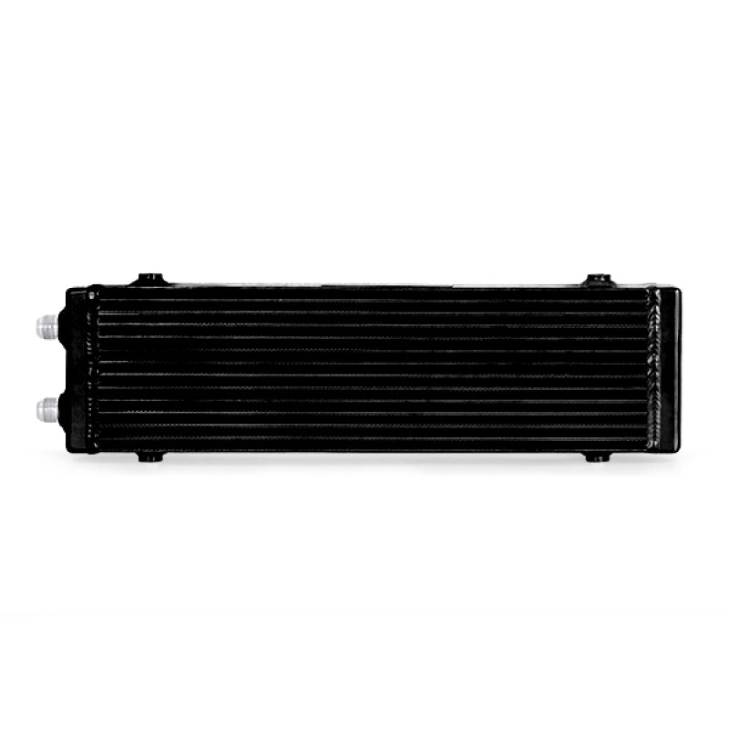 Mishimoto Universal Large Bar and Plate Dual Pass Black Oil Cooler - eliteracefab.com