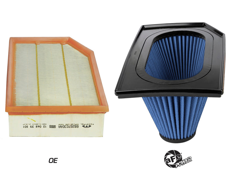 aFe Magnum FLOW PRO 5R Inverted Air Filter 18-19 Jeep Wrangler (JL) I4-2.0L(t) / V6-3.6 - eliteracefab.com