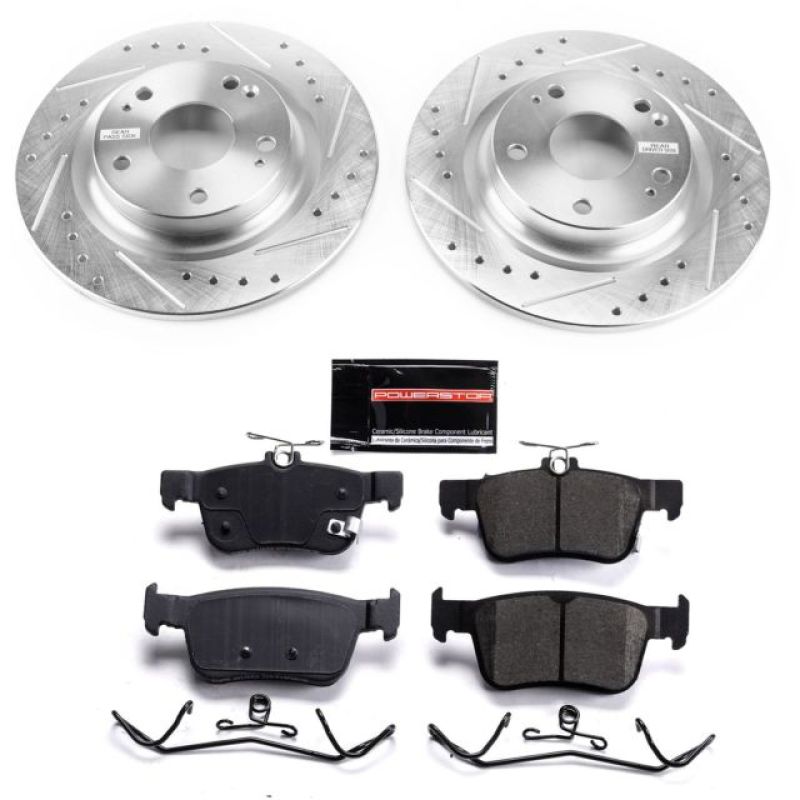 Power Stop 17-19 Honda Civic Rear Z23 Evolution Sport Brake Kit - eliteracefab.com