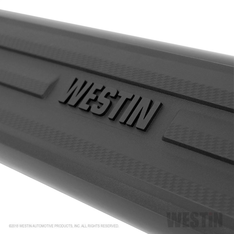 Westin Premier 6 in Oval Side Bar - Mild Steel 75 in - Black - eliteracefab.com