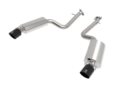 aFe Takeda 14-22 Lexus IS350 V6 2.5in. 304 Stainless Steel Axle-Back Exhaust System w/ Black Tip aFe