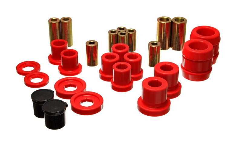 Energy Suspension 00-09 Honda S2000 Red Front End Control Arm Bushing Set - eliteracefab.com