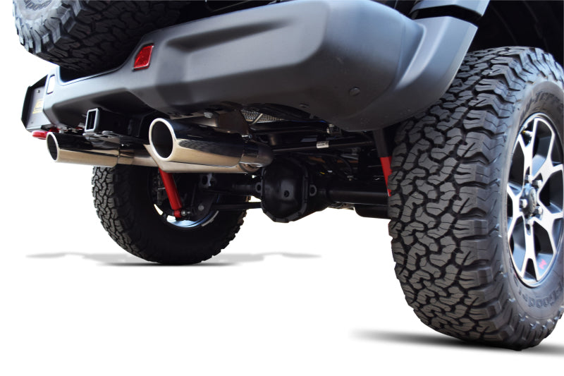 Gibson 18-22 Jeep Wrangler JL Sport 3.6L 2.5in Cat-Back Dual Split Exhaust - Stainless Gibson