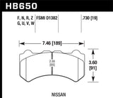 Hawk Performance HPS 5.0 Front Brake Pads - HB650B.730