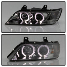 Load image into Gallery viewer, Spyder BMW Z3 96-02 Projector Headlights LED Halo Smoke High H1 Low H1 PRO-YD-BMWZ396-HL-SM - eliteracefab.com