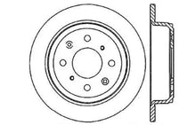 Load image into Gallery viewer, STOPTECH 90-96 ACURA INTEGRA / 97-01 INTEGRA (EXC. TYPE R) SLOTTED &amp; DRILLED LEFT REAR ROTOR, 127.40017L - eliteracefab.com