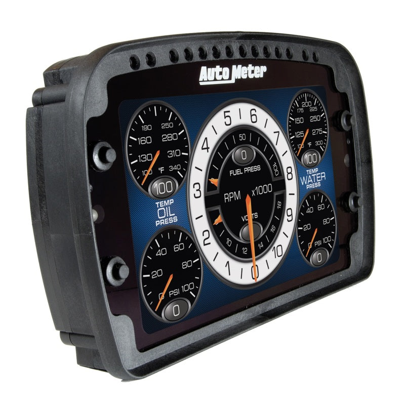 Autometer Racing Instrument Display Color LCD Including Shift and Alarm Lights Datalogging CD7 6021
