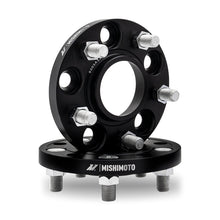 Load image into Gallery viewer, Mishimoto 5X114.3 15MM Wheel Spacers - Black - eliteracefab.com