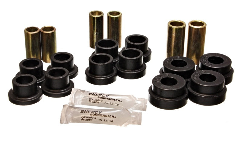 Energy Suspension 64-75 BMW 2002 Black Front Control Arm Bushing Set - eliteracefab.com