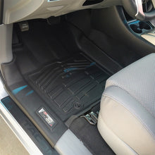 Load image into Gallery viewer, Westin 12-15 Toyota Tacoma Reg/Access/Dbl Cab (double hook) Wade Sure-Fit Floor Liners Front - Blk