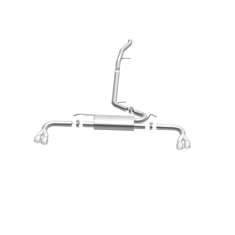 MagnaFlow 15-17 GMC Terrain V6 3.6L 409SS Cat-Back Exhaust Quad Split Rear with 3in Polished Tips Magnaflow