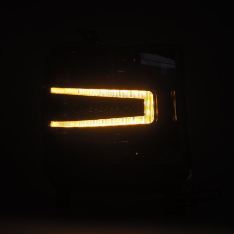 AlphaRex 16-18 Chevy 1500HD NOVA-Series LED Proj Headlghts Alpha BK Atv Lgt/SeqSig & DRL(Req 810023) - eliteracefab.com