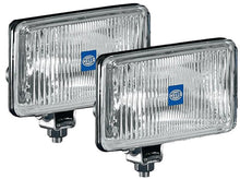 Load image into Gallery viewer, Hella 450 H3 12V SAE/ECE Fog Lamp Kit Clear - Rectangle (Includes 2 Lamps) - eliteracefab.com