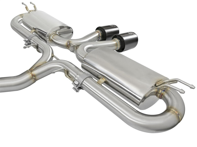 aFe Takeda 3in 304 SS Cat-Back Exhaust w/ Dual Center Black Tips 17+ Honda Civic Si (2dr) I4 1.5L aFe