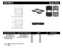 Load image into Gallery viewer, STOPTECH PERFORMANCE ST-22 2-PISTON REAR CALIPER BRAKE PADS, 309.09610 - eliteracefab.com