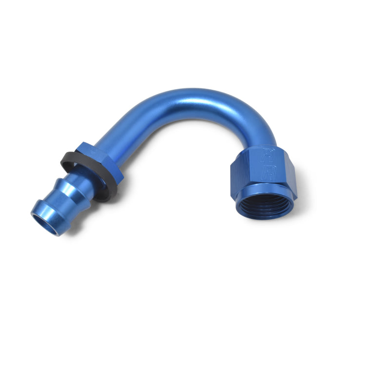 Russell Performance -6 AN Twist-Lok 150 Degree Hose End (1in Radius)