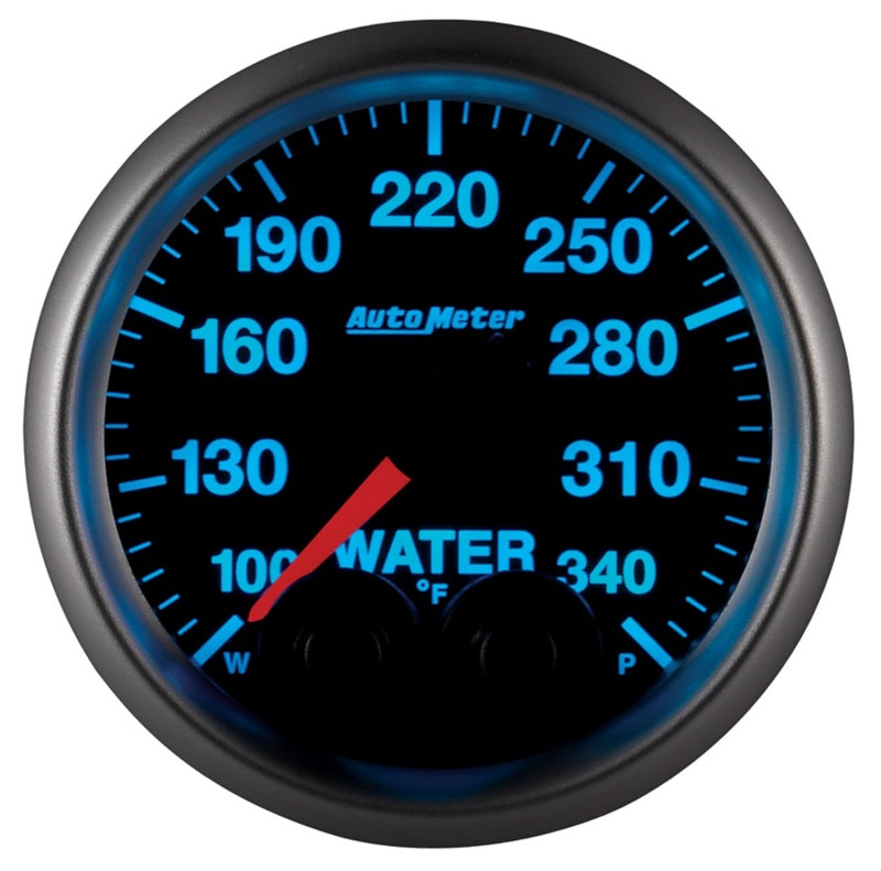 Autometer Elite 52mm 100-340 Deg F Water Temperature Peak and Warn Gauge w/ Electonic Control 5655