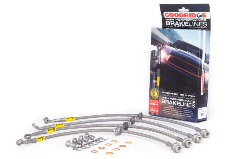 Goodridge 03+ Honda Accord w/ Rear Disc Brake Lines - eliteracefab.com