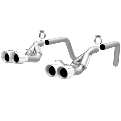 Magnaflow 09-11 Chev Corvette V8 6.2L Comp Series Quad Center Rear Exit SS Cat-Back Perf Exhaust Magnaflow