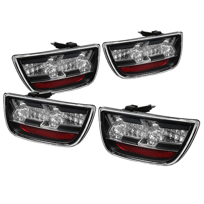 Spyder Chevy Camaro 10-13 LED Tail Lights Black ALT-YD-CCAM2010-LED-BK - eliteracefab.com