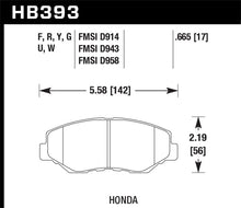 Load image into Gallery viewer, Hawk Performance LTS Brake Pads - HB393Y.665