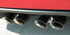Corsa 06-13 Chevrolet Corvette C6 Z06 7.0L V8 Polished Sport Axle-Back Exhaust - eliteracefab.com