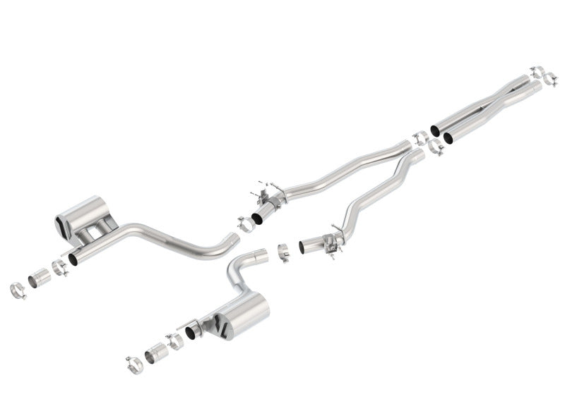 2015-2021 Dodge Charger SRT Hellcat Cat-Back Exhaust System ATAK Part # 140667 - eliteracefab.com