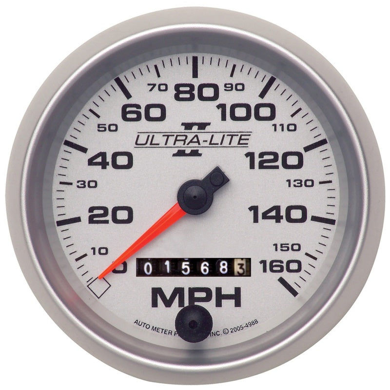 Autometer Ultra-Lite II 3-3/8in 160MPH Mechanical Speedometer 4993