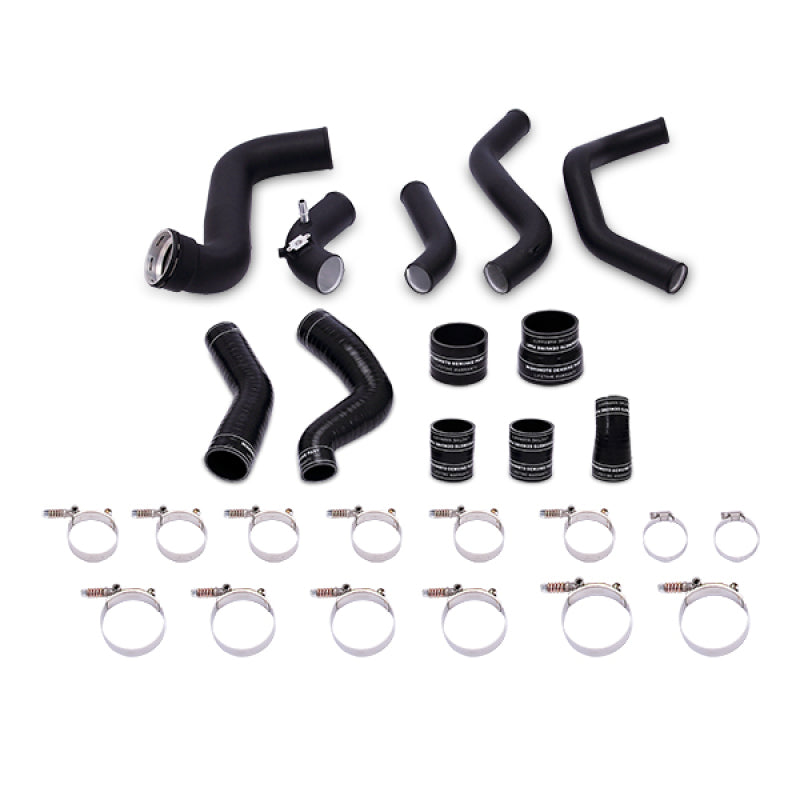 Mishimoto 2011-2014 Ford F-150 EcoBoost Silver Intercooler w/ Black Pipes - eliteracefab.com