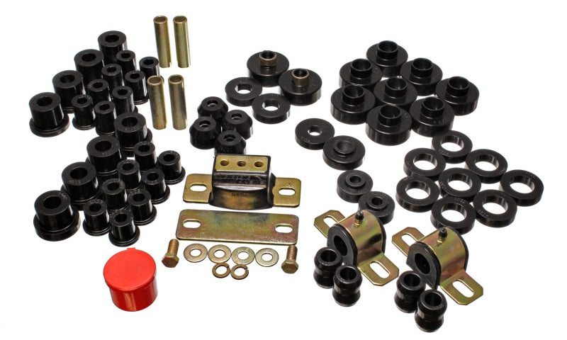 Energy Suspension 76-79 Jeep CJ/CJ7 Black Hyper-Flex Master Bushing Set