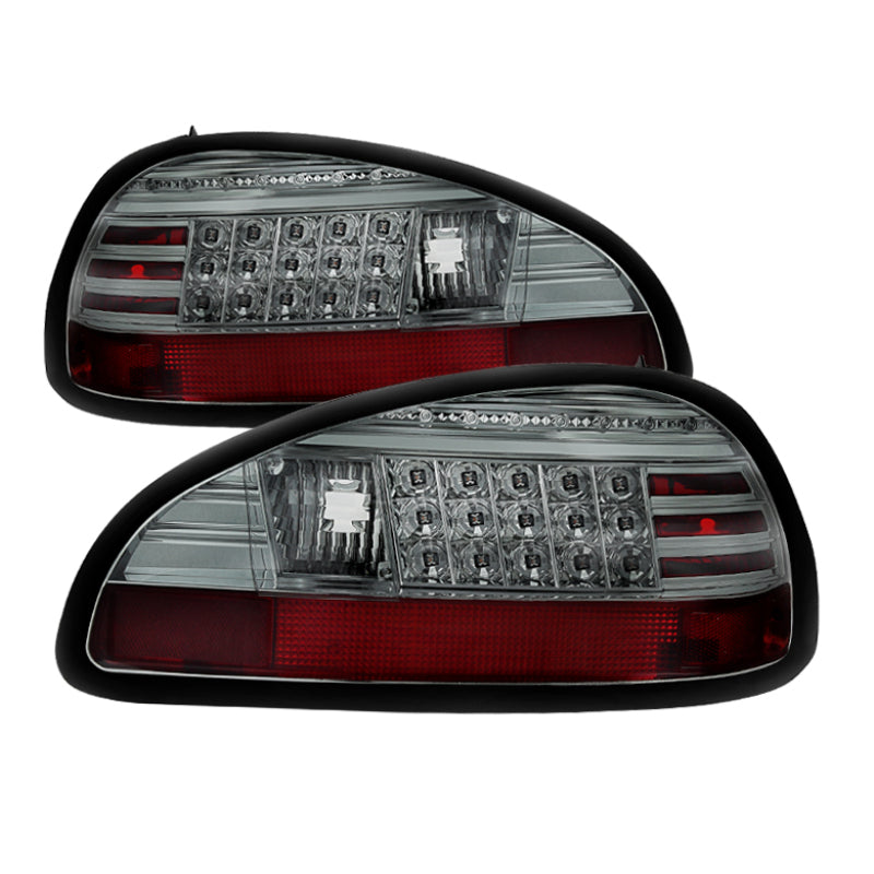 Spyder Pontiac Grand Prix 97-03 LED Tail Lights Smoke ALT-YD-PGP97-LED-SM - eliteracefab.com