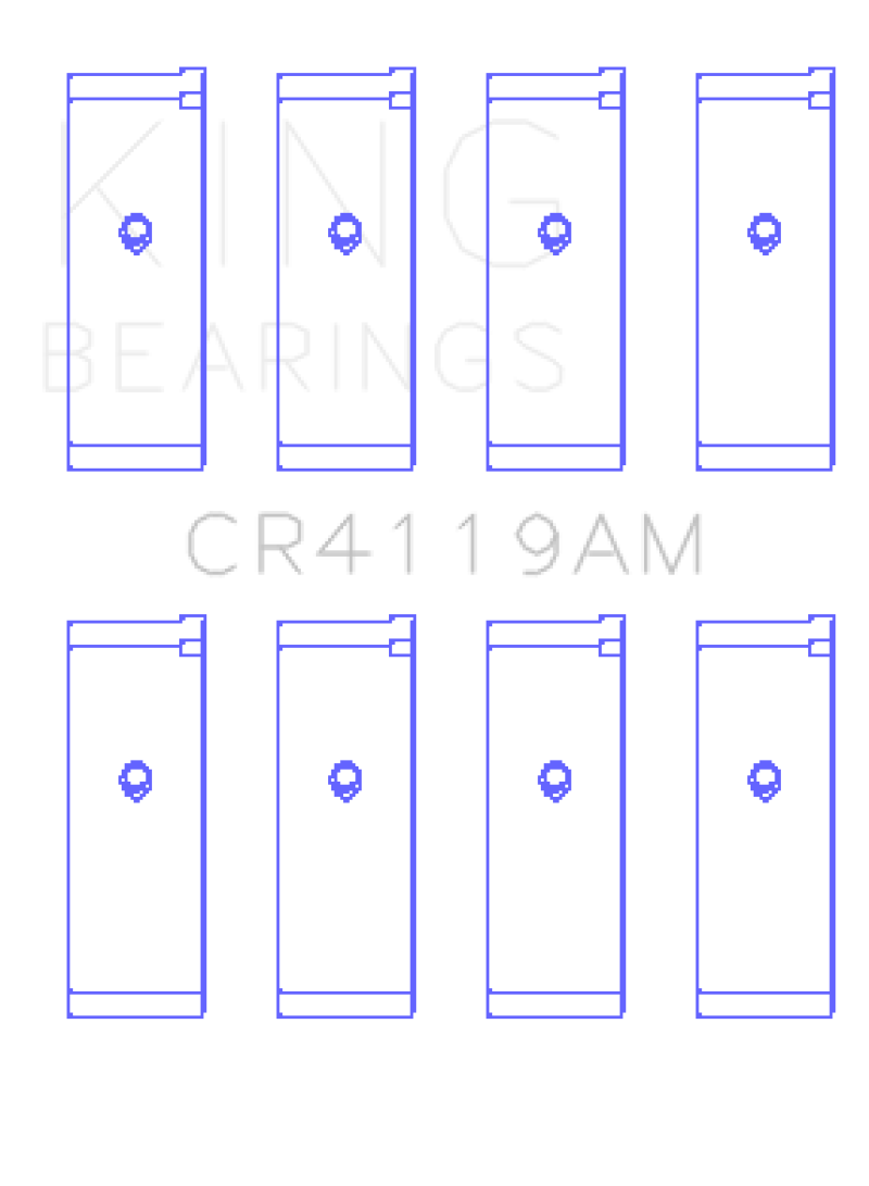 King Mitsubishi 4G93 (Size STD) Performance Rod Bearing Set King Engine Bearings