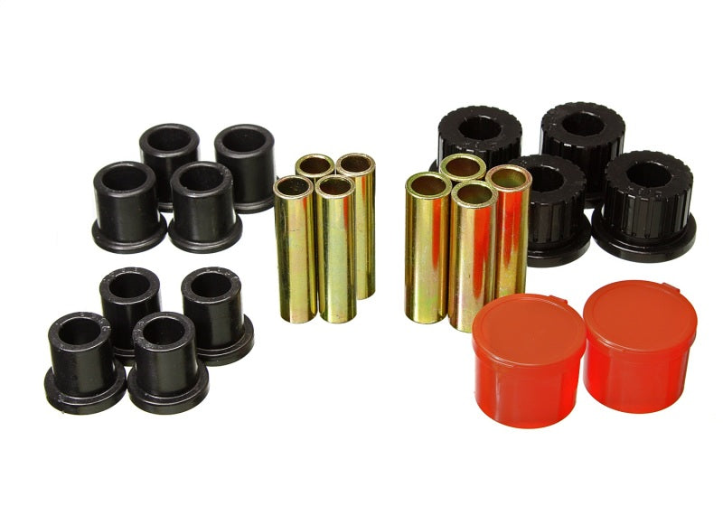 Energy Suspension 98-11 Ford Ranger 2/4WD Rear Leaf Spring Bushing Set - Black