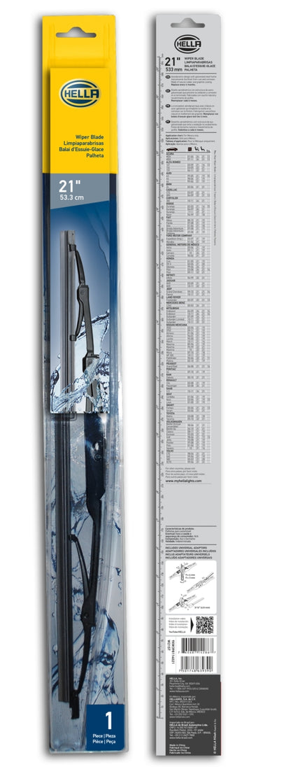 Hella Standard Wiper Blade 21in - Single - eliteracefab.com