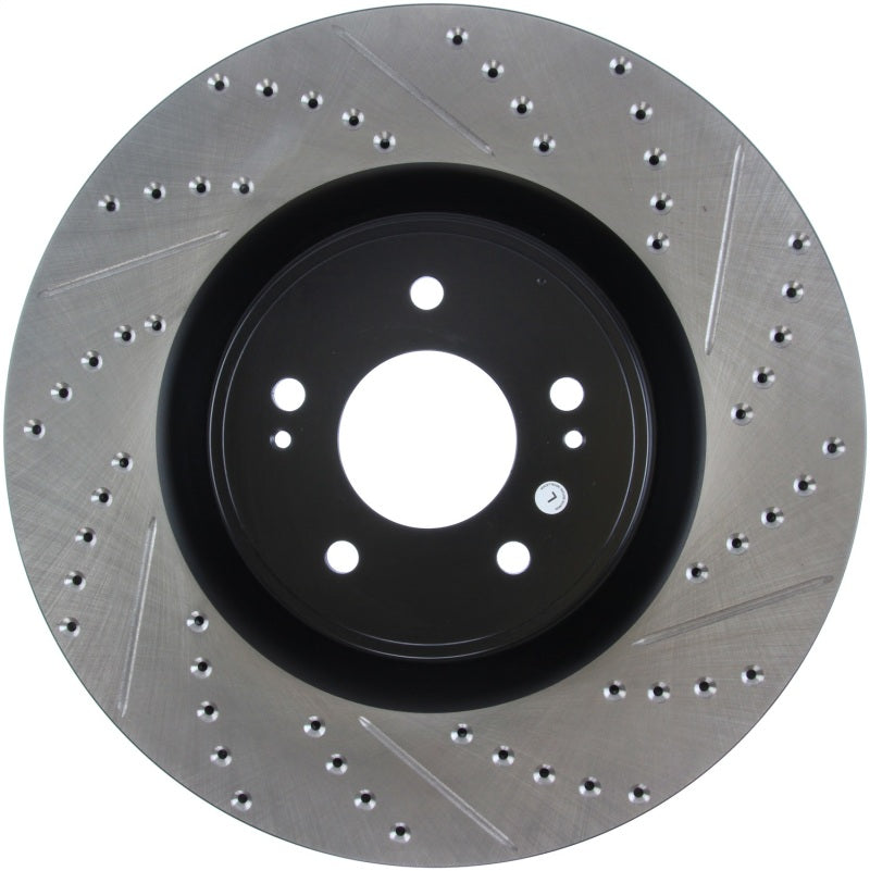 StopTech Slotted & Drilled Sport Brake Rotor - eliteracefab.com