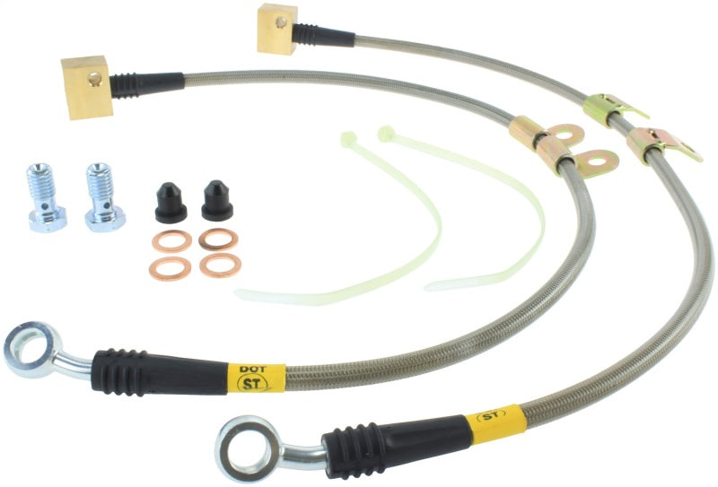 STOPTECH 06-09 CHEVY TRAILBLAZER STAINLESS STEEL FRONT BRAKE LINES, 950.62013 - eliteracefab.com