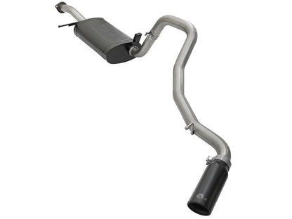 aFe MACHForce XP 2-1/2in 304 SS Cat Back Exhaust w/ Black Tips 2001-2016 Nissan Patrol (Y61) 4.8L aFe