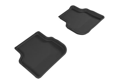 3D MAXpider L1VW05521509 2011-2018 Volkswagen Jetta Sedan Kagu 2nd Row Floormats - Black