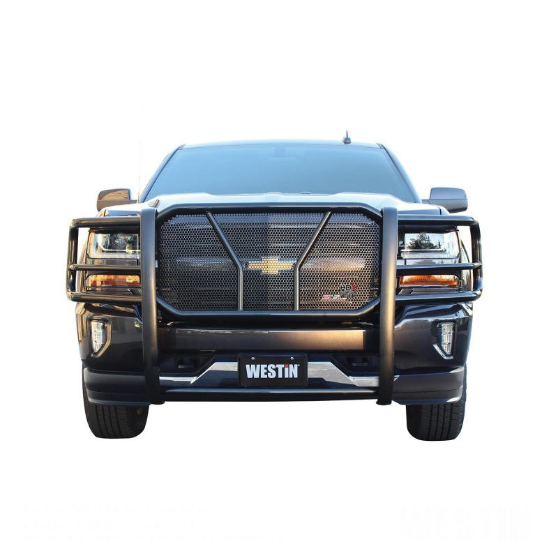 Westin 2007-2010 Chevrolet Silverado 25/3500HD HDX Grille Guard - Black Westin