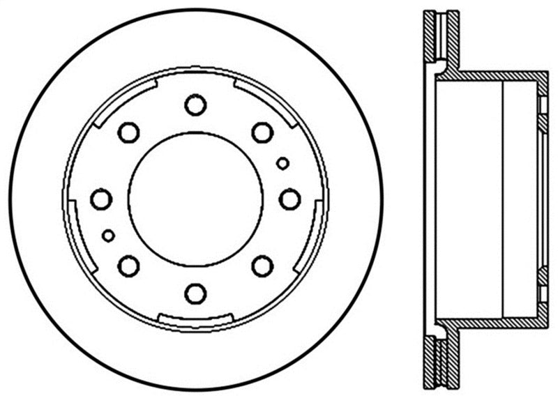 StopTech Sport Drilled & Slotted Rotor - Rear Left Stoptech