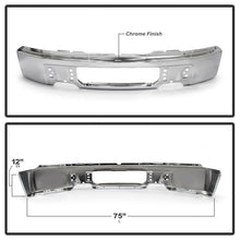 Load image into Gallery viewer, Spyder Ford F150 09-14 w/o Fog Light Hole Front Bumper - Chrome (OEM # 9L3Z17757A)