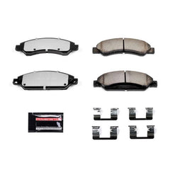 Power Stop 2007 Cadillac Escalade Front Z36 Truck & Tow Brake Pads w/Hardware - eliteracefab.com