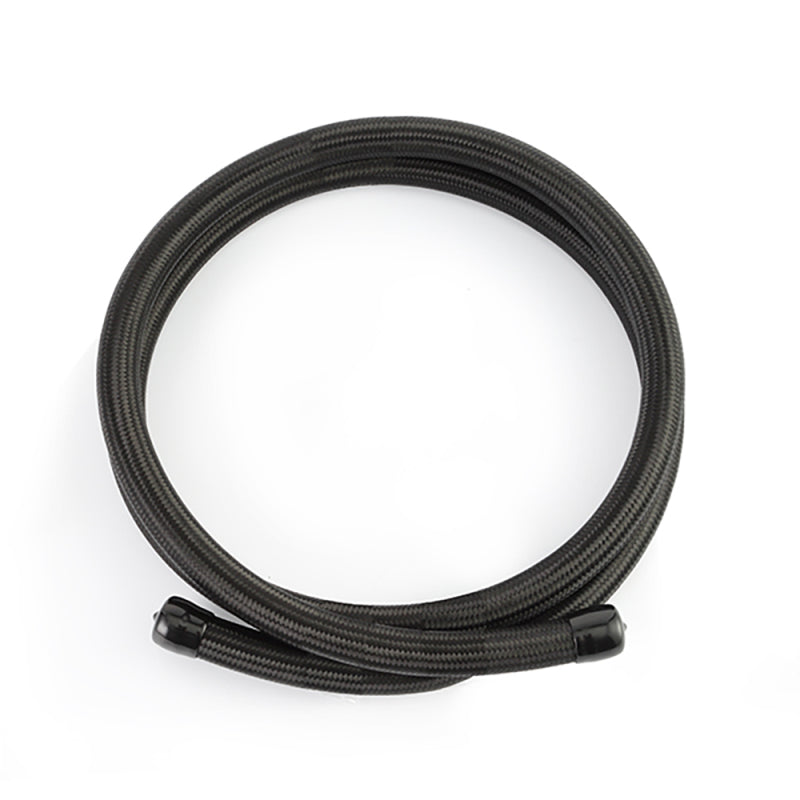 Mishimoto 6Ft Stainless Steel Braided Hose w/ -6AN Fittings - Black - eliteracefab.com