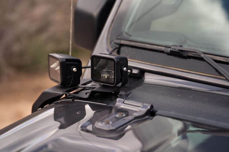 DV8 Offroad 18-25 Jeep Gladiator JT Cowl Light Bar Bracket LBJL-04