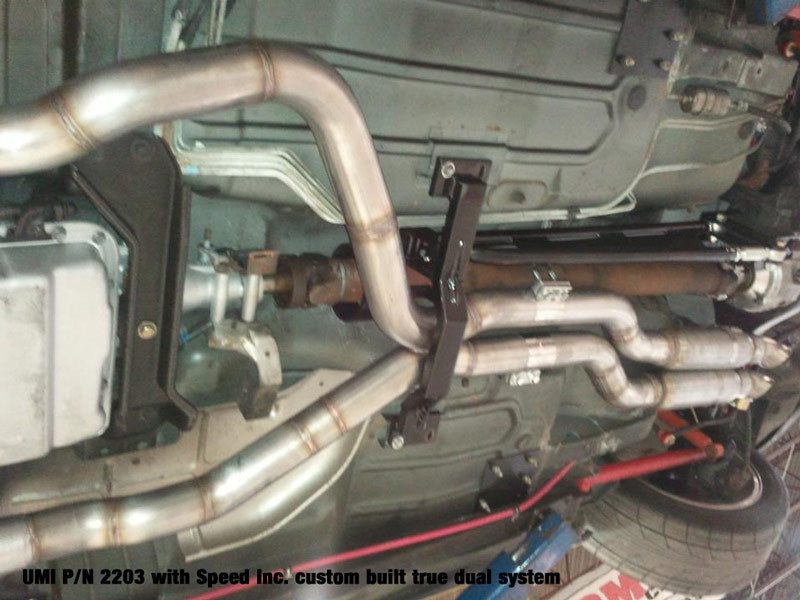 UMI Performance 93-02 GM F-Body Tunnel Brace Mount Long Tube Header Set-Ups w/ Loop - eliteracefab.com