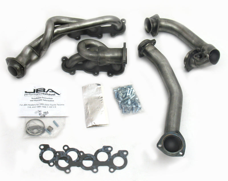 JBA 01-04 Toyota 3.4L V6 w/o EGR 1-1/2in Primary Raw 409SS Cat4Ward Header JBA